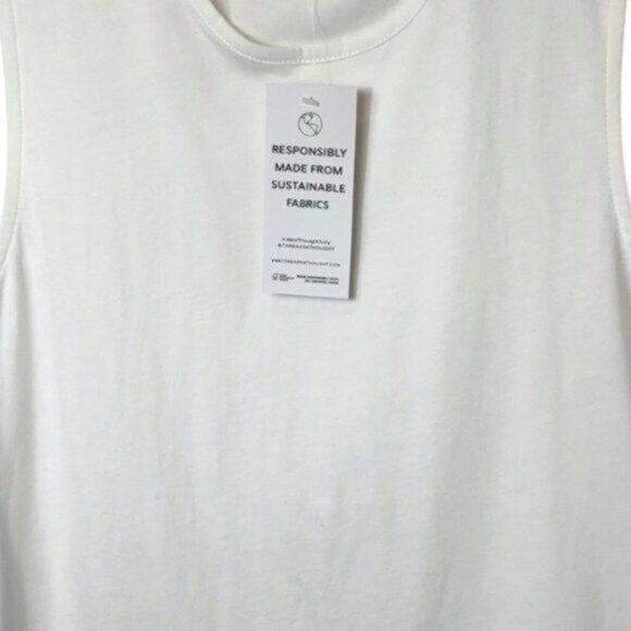 NWT Threads 4 Thought  Ivory Tank Top Small - Picture 5 of 5